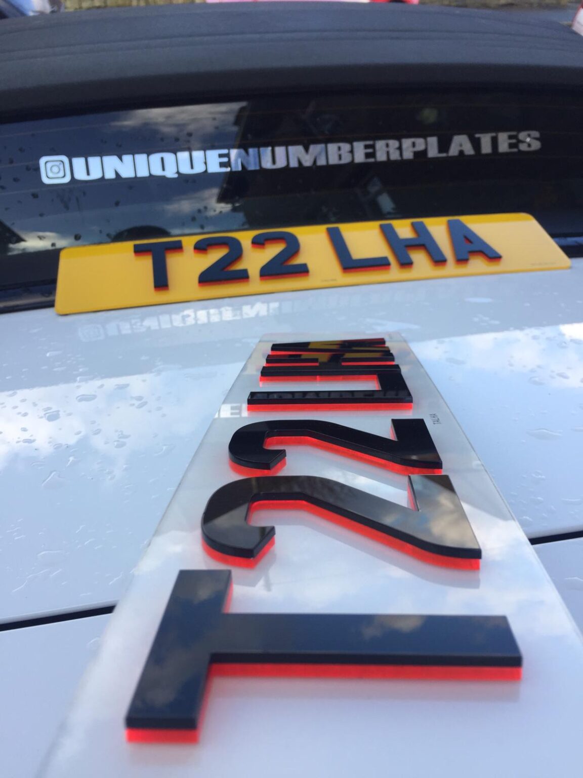 3d number plates uk